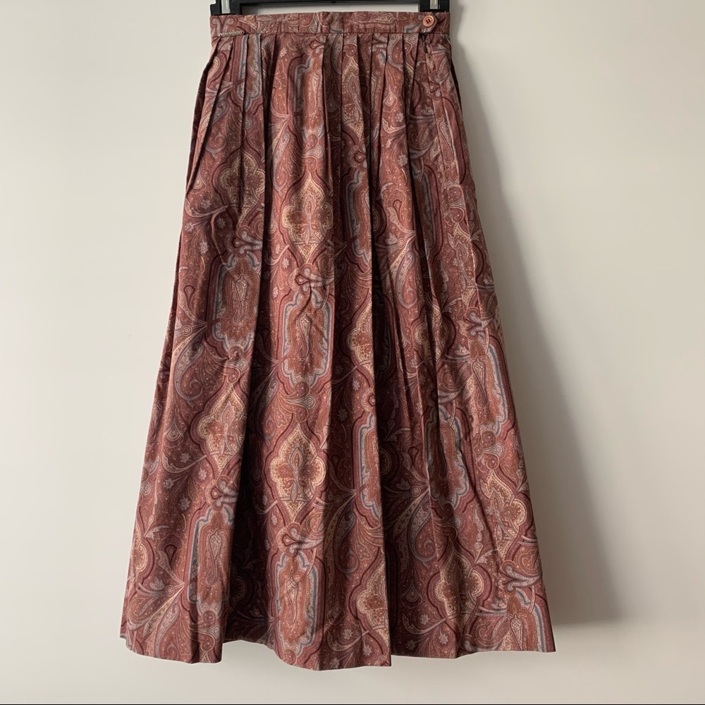 Geiger Vintage Paisley Skirt